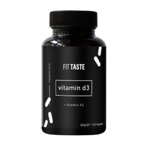 FITTASTE Vitamin D3+K2  - 120 Kapseln