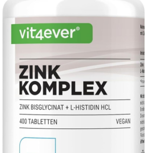 Vit4ever Zink Komplex Zinkbisglycinat & L-Histidin