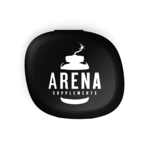 Arena Supplements Pillbox Schwarz