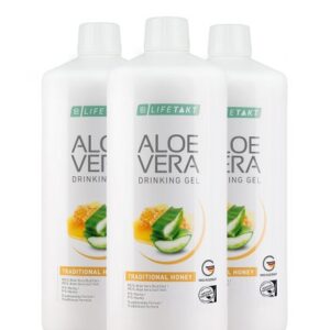 Aloe Vera Drinking Gel mit Honig 3er Set