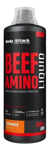 Body Attack Beef Amino Liquid, 1000ml 1 Body Attack Beef Amino Liquid
