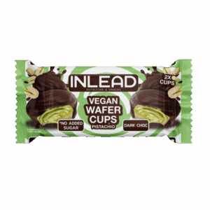 Inlead Vegan Wafer Cups Pistachio Dark Choc