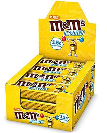 M&M´s Hi Protein Bar 12x51g 1 M&M´s Hi Protein Bar 12x51g