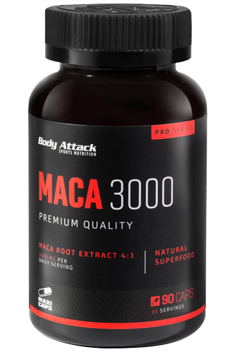 Body Attack Maca 3000, 90 Kapseln 1 Body Attack Maca 3000