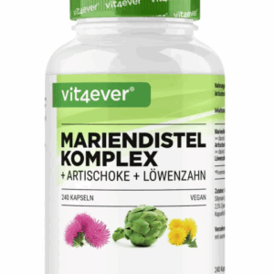 Vit4ever Mariendistel Artischocken Löwenzahn Komplex