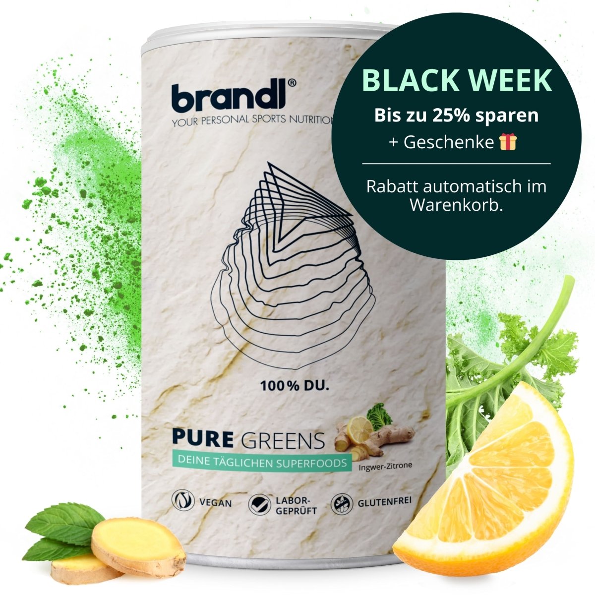 Pure Greens Superfoods Pulver 1 Pure Greens Superfoods Pulver