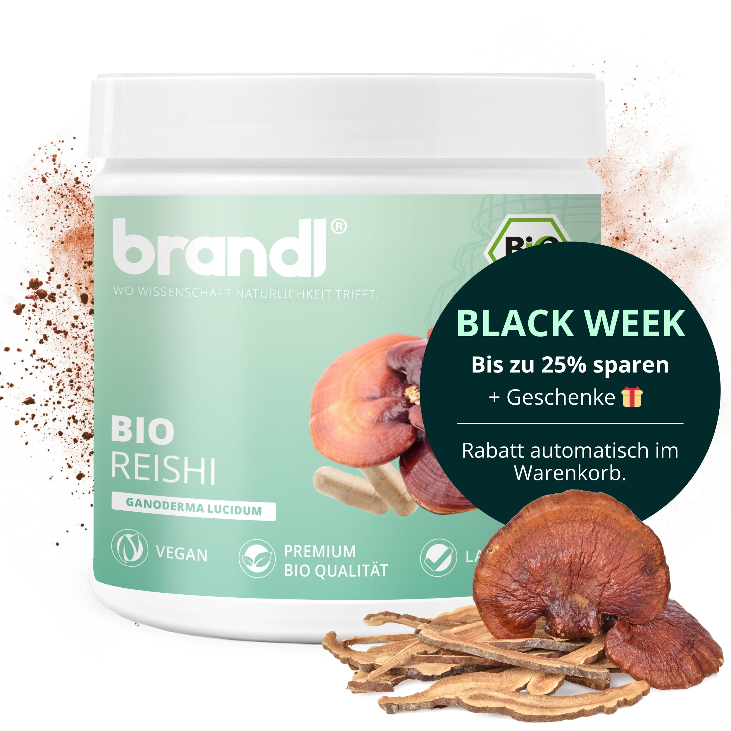 Bio Reishi Kapseln 1 Bio Reishi Kapseln